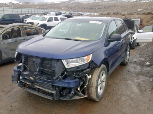 2FMPK3G96GBB61326 - 2016 FORD EDGE SE BLUE photo 2