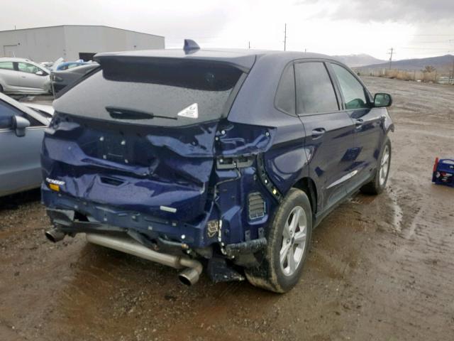 2FMPK3G96GBB61326 - 2016 FORD EDGE SE BLUE photo 4