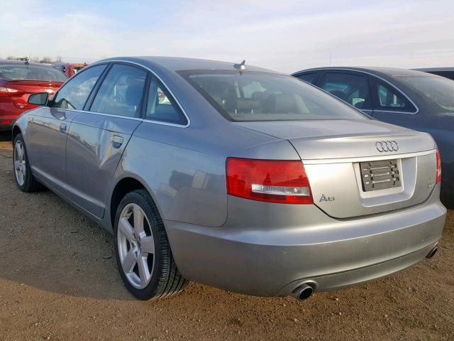 WAUDH74F48N081579 - 2008 AUDI A6 3.2 QUA GRAY photo 3