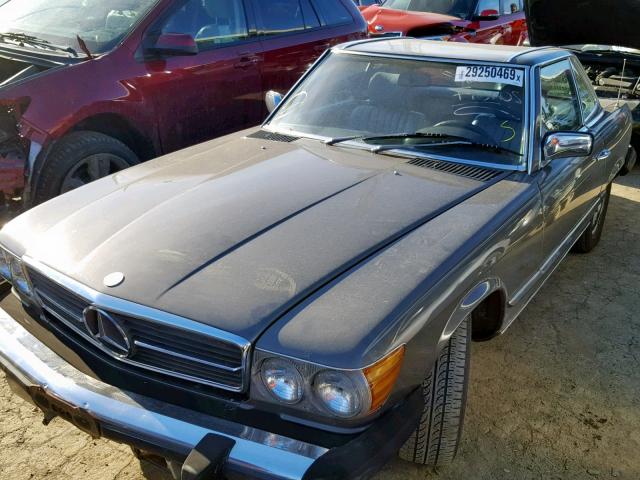 WDBBA45A8BB007847 - 1981 MERCEDES-BENZ 380 SL GRAY photo 2