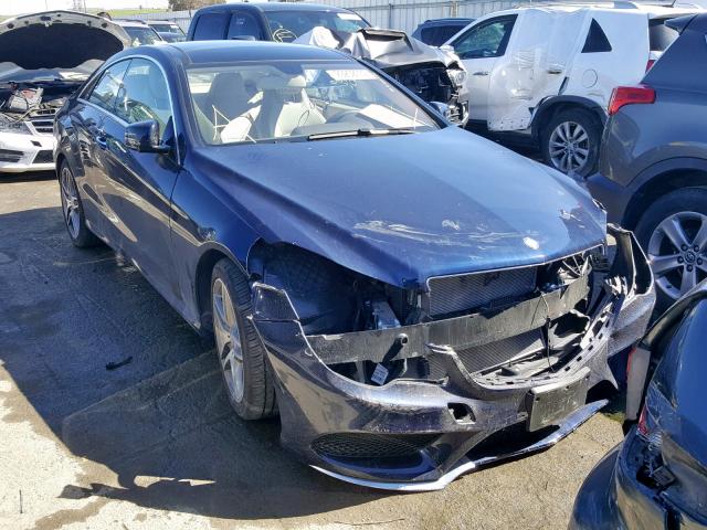 WDDKJ6FB7HF362343 - 2017 MERCEDES-BENZ E 400 BLUE photo 1