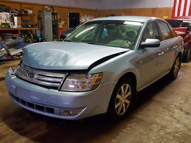 1FAHP24W49G122282 - 2009 FORD TAURUS SEL BLUE photo 2