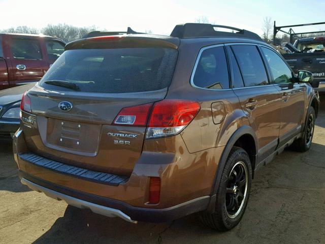 4S4BRDLC1C2293665 - 2012 SUBARU OUTBACK 3. BROWN photo 4