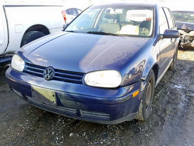 9BWFK61JX34002405 - 2003 VOLKSWAGEN GOLF GL BLUE photo 2