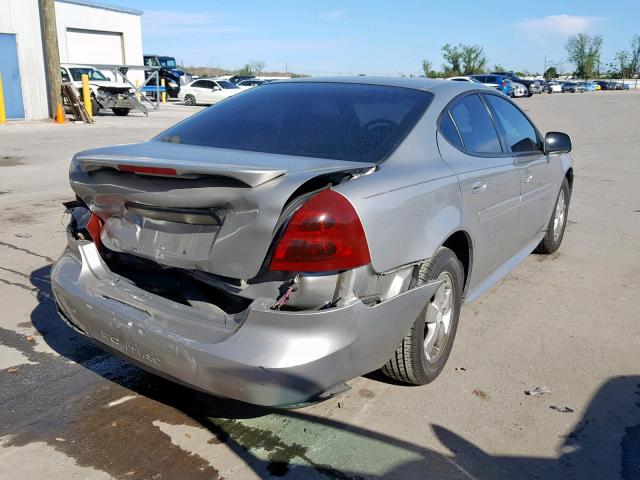 2G2WP552981128478 - 2008 PONTIAC GRAND PRIX SILVER photo 4