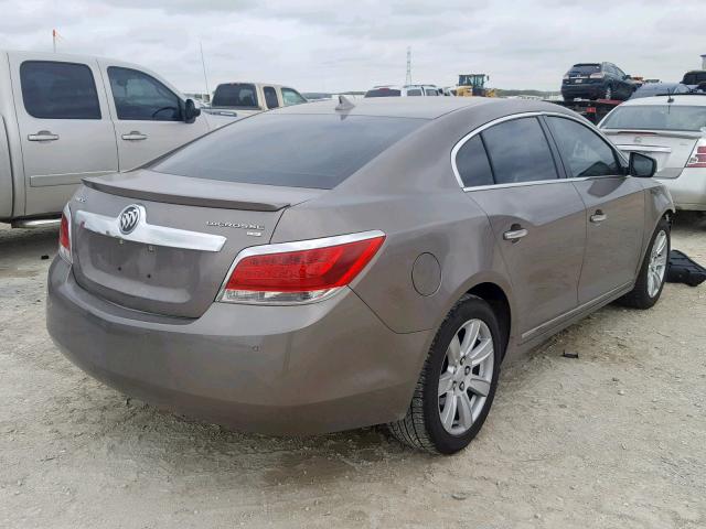 1G4GC5EC5BF396850 - 2011 BUICK LACROSSE C GRAY photo 4