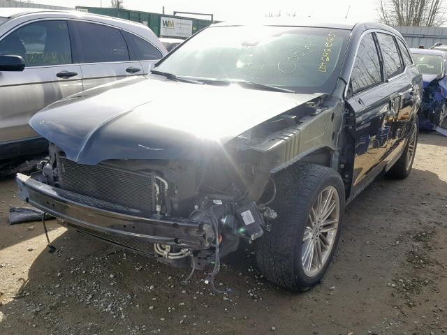 2LMHJ5ATXEBL51252 - 2014 LINCOLN MKT BLACK photo 2