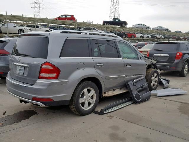 4JGBF7BE5AA549144 - 2010 MERCEDES-BENZ GL 450 4MA GRAY photo 4