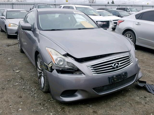 JNKCV64EX8M110564 - 2008 INFINITI G37 BASE GRAY photo 1