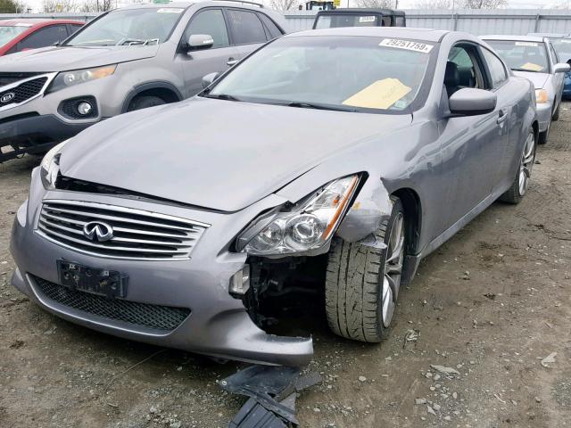 JNKCV64EX8M110564 - 2008 INFINITI G37 BASE GRAY photo 2