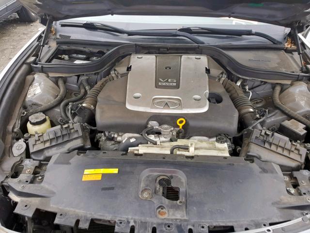 JNKCV64EX8M110564 - 2008 INFINITI G37 BASE GRAY photo 7