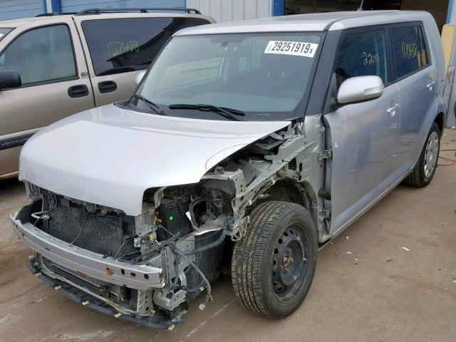 JTLKE50E591082709 - 2009 TOYOTA SCION XB SILVER photo 2