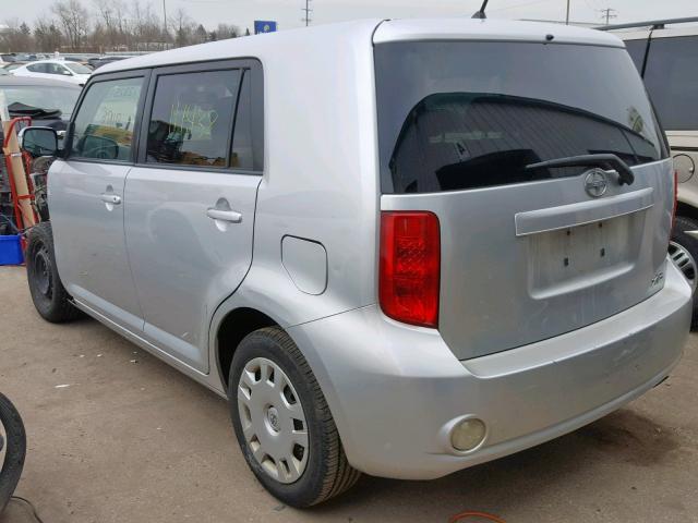 JTLKE50E591082709 - 2009 TOYOTA SCION XB SILVER photo 3