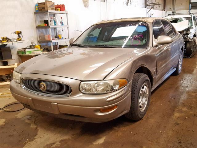 1G4HR54K9YU145359 - 2000 BUICK LESABRE LI GOLD photo 2