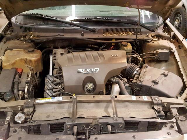 1G4HR54K9YU145359 - 2000 BUICK LESABRE LI GOLD photo 7