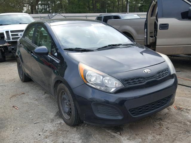 KNADM5A30D6197764 - 2013 KIA RIO LX BLACK photo 1