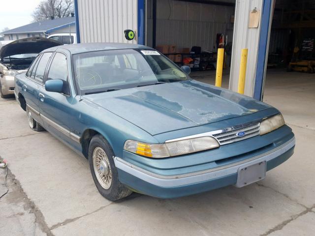 2FACP74W0PX133990 - 1993 FORD CROWN VICT TURQUOISE photo 1