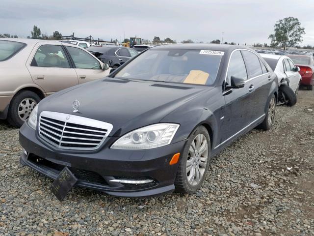 WDDNG9FBXAA307479 - 2010 MERCEDES-BENZ S 400 BLACK photo 2