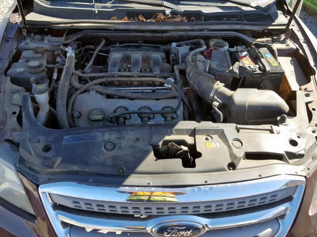 1FAHP2EW3AG142686 - 2010 FORD TAURUS SEL BURGUNDY photo 7