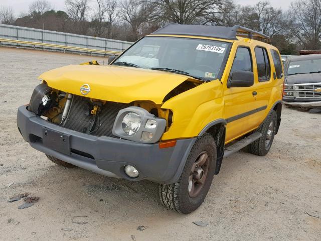 5N1ED28YX3C644751 - 2003 NISSAN XTERRA XE YELLOW photo 2