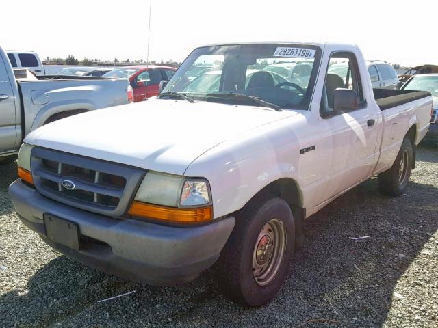 1FTYR10CXYPA53459 - 2000 FORD RANGER WHITE photo 2