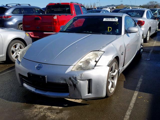 JN1AZ34D86M310135 - 2006 NISSAN 350Z COUPE SILVER photo 2