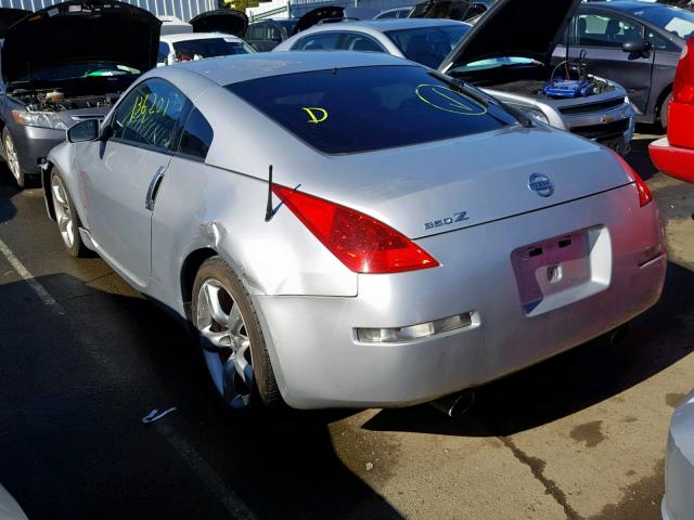 JN1AZ34D86M310135 - 2006 NISSAN 350Z COUPE SILVER photo 3