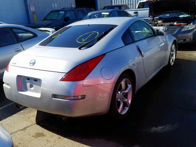 JN1AZ34D86M310135 - 2006 NISSAN 350Z COUPE SILVER photo 4