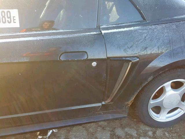 1FAFP44654F232212 - 2004 FORD MUSTANG BLACK photo 10