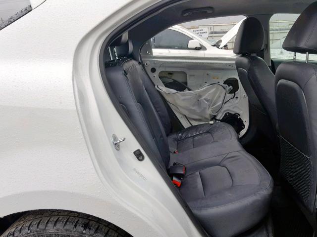 KNADN5A38E6356061 - 2014 KIA RIO EX WHITE photo 6