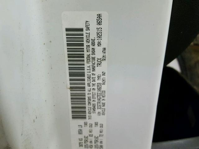 3C6TRVAG7EE108259 - 2014 RAM PROMASTER 白色 照片 10