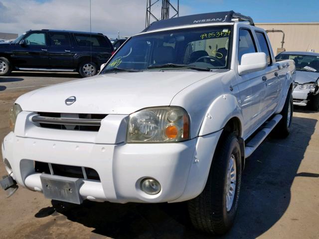 1N6ED29X62C303935 - 2002 NISSAN FRONTIER C WHITE photo 2