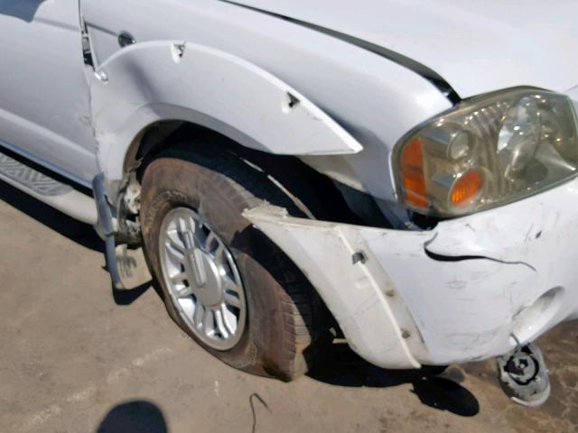 1N6ED29X62C303935 - 2002 NISSAN FRONTIER C WHITE photo 9