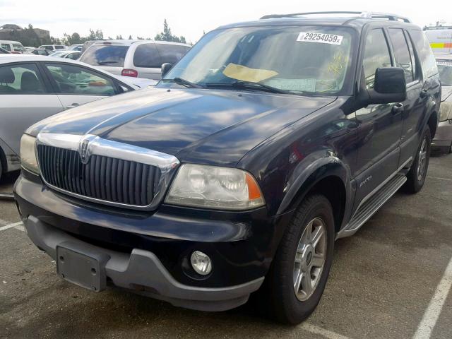 5LMEU68H84ZJ31419 - 2004 LINCOLN AVIATOR 黑色 照片 2