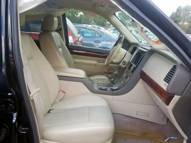 5LMEU68H84ZJ31419 - 2004 LINCOLN AVIATOR 黑色 照片 5