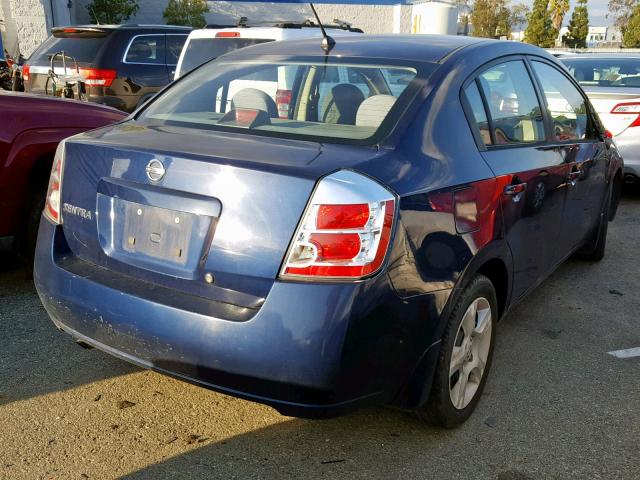 3N1AB61E68L727124 - 2008 NISSAN SENTRA 2.0 BLUE photo 4