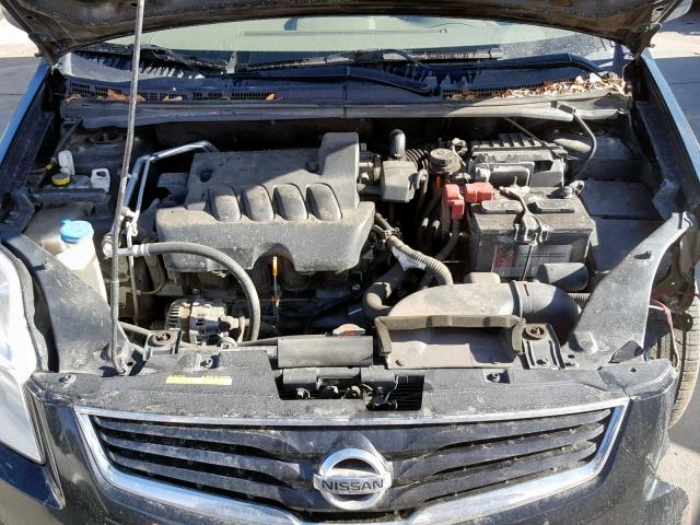 3N1AB6AP5CL779564 - 2012 NISSAN SENTRA 2.0 BLACK photo 7