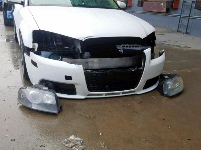 WAUKD78P36A144505 - 2006 AUDI A3 S-LINE WHITE photo 9