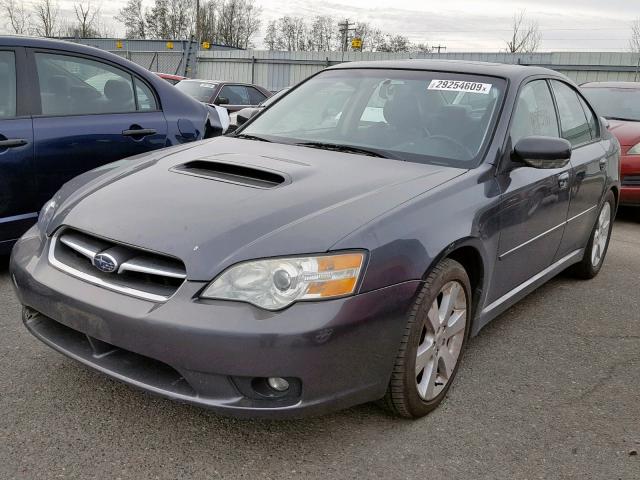 4S3BL676X74206054 - 2007 SUBARU LEGACY GT GRAY photo 2