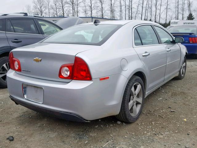 1G1ZD5E0XCF365975 - 2012 CHEVROLET MALIBU 2LT SILVER photo 4