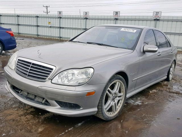 WDBNG74J76A464790 - 2006 MERCEDES-BENZ S 55 AMG GRAY photo 2