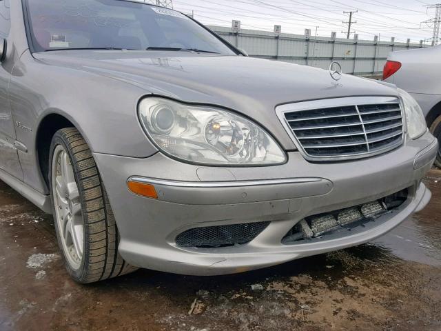 WDBNG74J76A464790 - 2006 MERCEDES-BENZ S 55 AMG GRAY photo 9