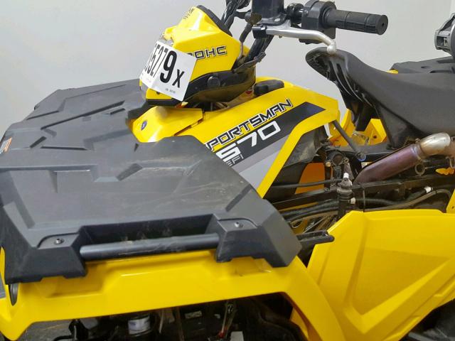 4XASEA57XGA602180 - 2016 POLARIS SPORTSMAN YELLOW photo 15