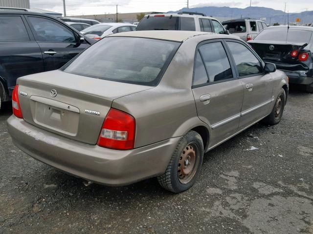 JM1BJ222XY0290260 - 2000 MAZDA PROTEGE DX TAN photo 4