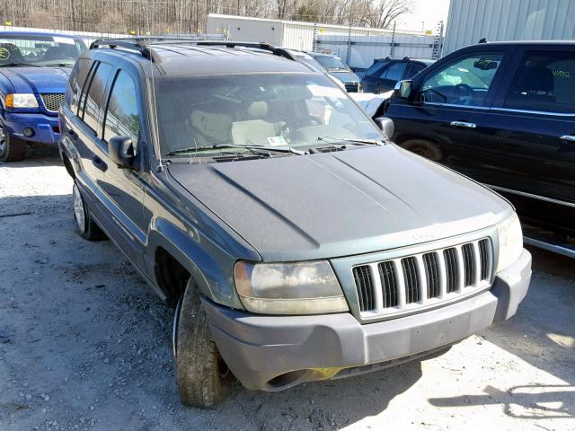 1J4GW48S64C307536 - 2004 JEEP GRAND CHER GREEN photo 1