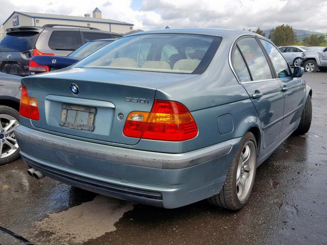 WBAEV53464KM06066 - 2004 BMW 330 I TEAL photo 4