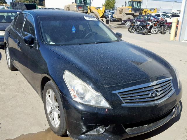 JN1CV6AP7AM203039 - 2010 INFINITI G37 BASE BLACK photo 1