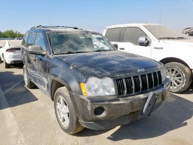 1J4GR48K35C652564 - 2005 JEEP GRAND CHER BLACK photo 1