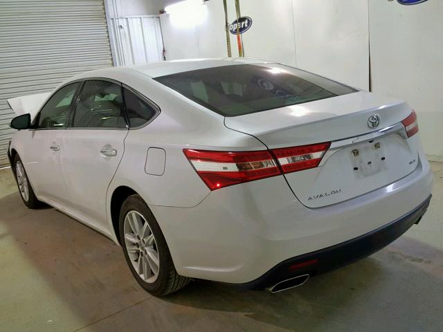 4T1BK1EB7EU119212 - 2014 TOYOTA AVALON BAS WHITE photo 3