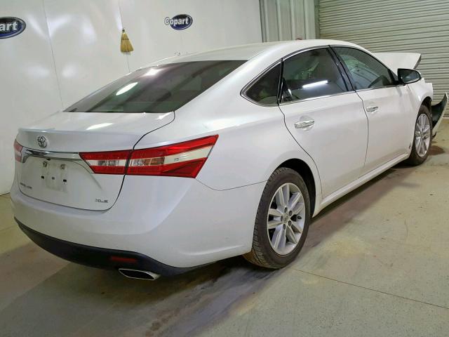 4T1BK1EB7EU119212 - 2014 TOYOTA AVALON BAS WHITE photo 4